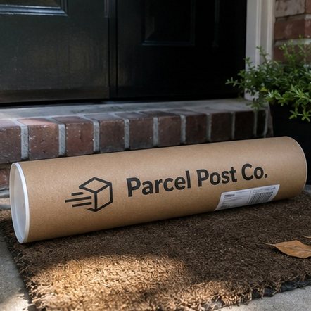 Customized shipping tubes for e-commerce shipping