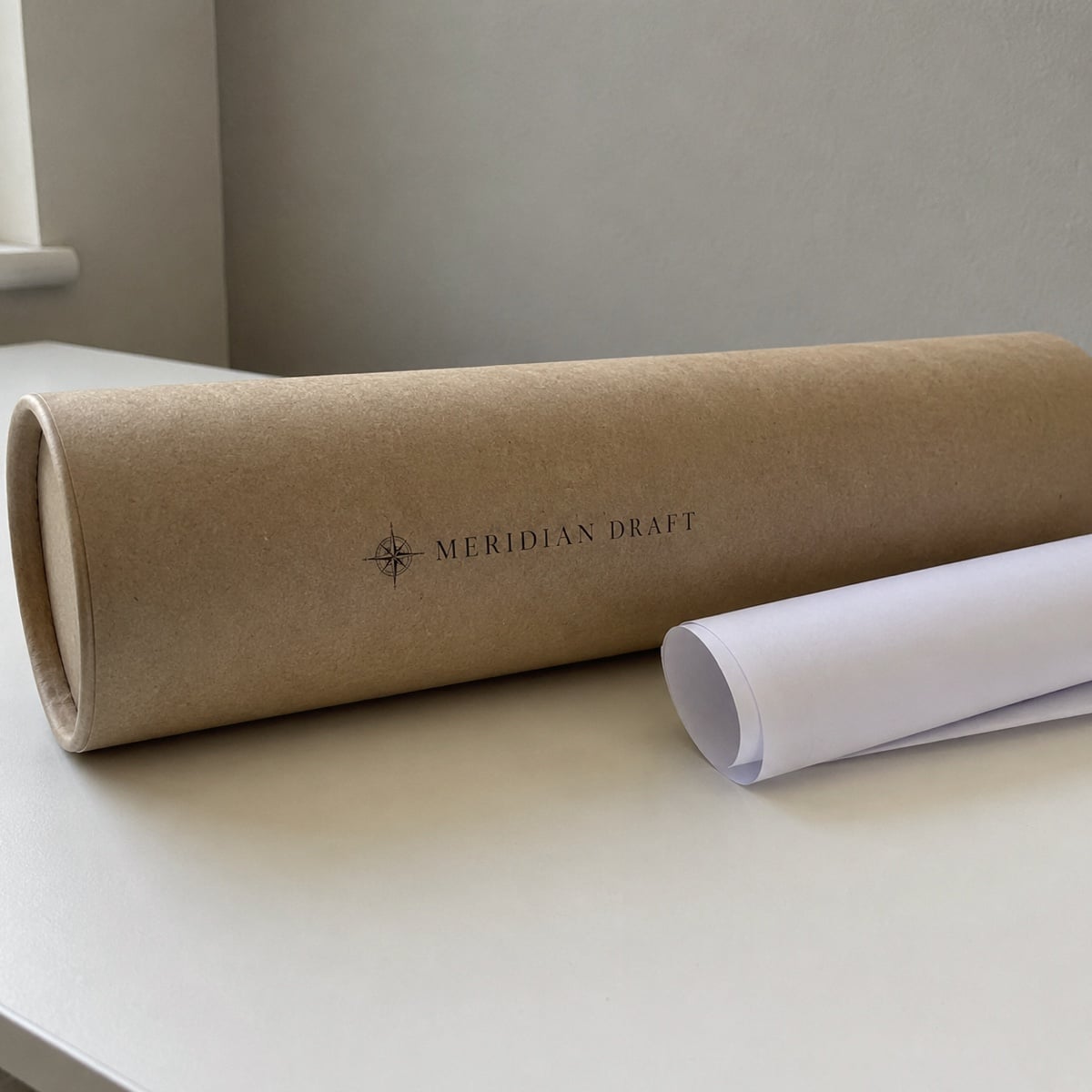 Shipping tubes with logo printing